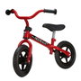 Chicco Biciclette sans pédales Bullet rouge 10 pouces - Apprentissage de l'équilibre pour enfants de 2 à 5 ans (46x56x68 cm)