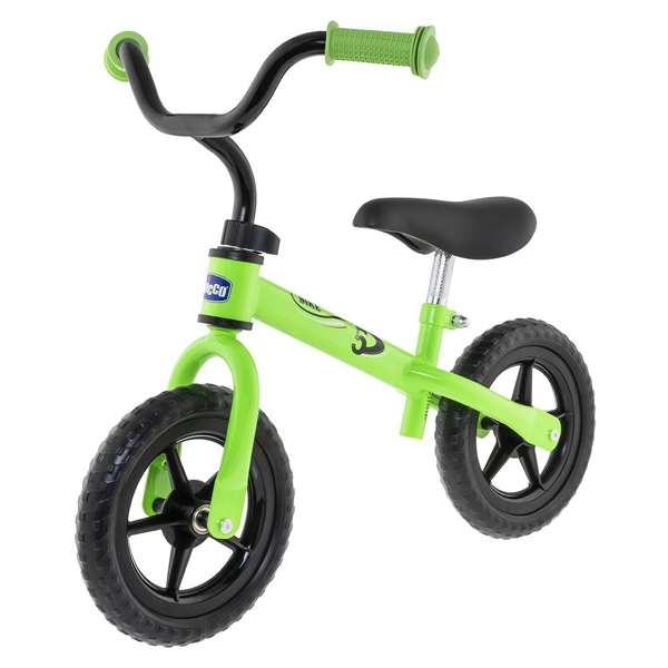 Chicco s bullet Draisienne 10 pouces - Vélo sans pédales vert pour enfant de 2 à 5 ans - Idéal pour l'apprentissage de l'équilibre - Dimensions : 46x56x68 cm Chicco s bullet Draisienne 10 pouces - Vélo sans pédales vert pour enfant de 2 à 5 ans - Idéal pour l'apprentissage de l'équilibre - Dimensions : 46x56x68 cm