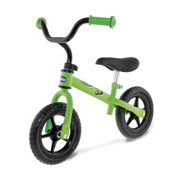 Chicco First Bike Green Rocket 00001716050000, Vélo d'équilibre pour enfants de 3 à 5 ans, cadre métal léger, guidon et selle ajustables