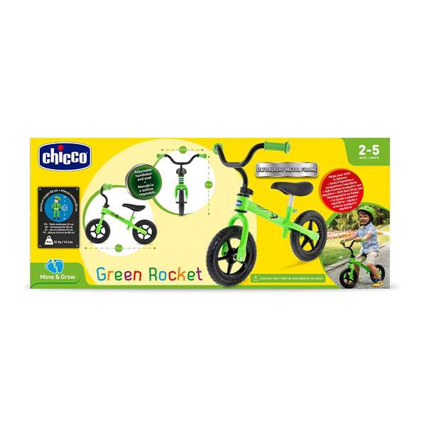 Chicco s bullet Draisienne 10 pouces - Vélo sans pédales vert pour enfant de 2 à 5 ans - Idéal pour l'apprentissage de l'équilibre - Dimensions : 46x56x68 cm Chicco s bullet Draisienne 10 pouces - Vélo sans pédales vert pour enfant de 2 à 5 ans - Idéal pour l'apprentissage de l'équilibre - Dimensions : 46x56x68 cm