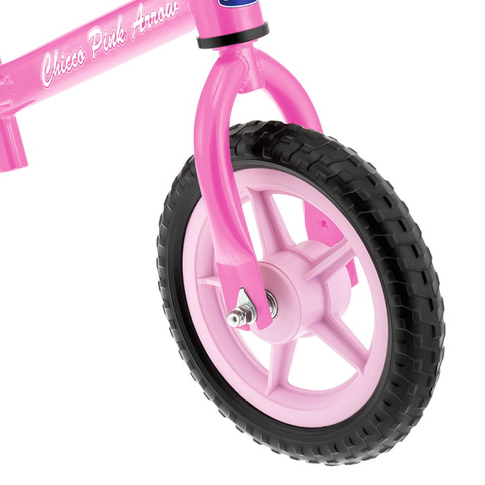 Chicco First Bike - Draisienne pour enfants à partir de 2 ans - Cadre aluminium ajustable en hauteur - Rose - 00001716100000