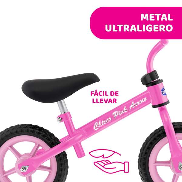 Chicco Draisienne Bullet Rose 10 pouces