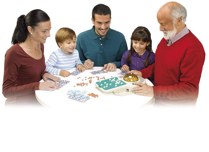 Chicos Bingo électronique avec 24 cartons, 22x37x10 cm - Bombo, cartes, boules et jetons - Plastique - Fonctionne avec 2 piles LR06 Chicos Bingo électronique avec 24 cartons, 22x37x10 cm - Bombo, cartes, boules et jetons - Plastique - Fonctionne avec 2 piles LR06