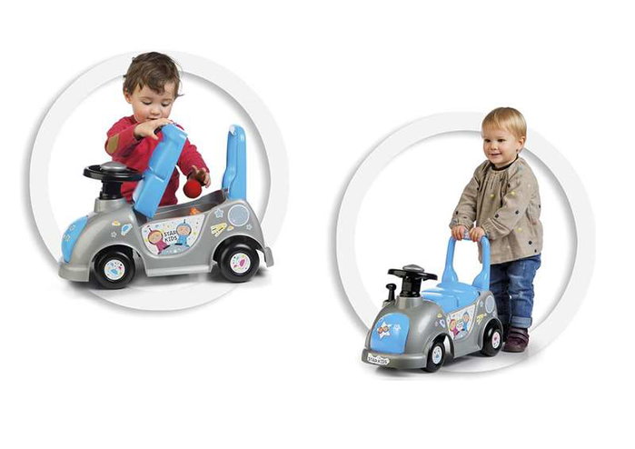 Chicos Star Kids Porteur et Trotteur Bleu