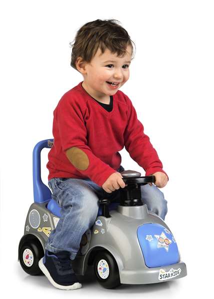 Chicos Star Kids Porteur et Trotteur Bleu