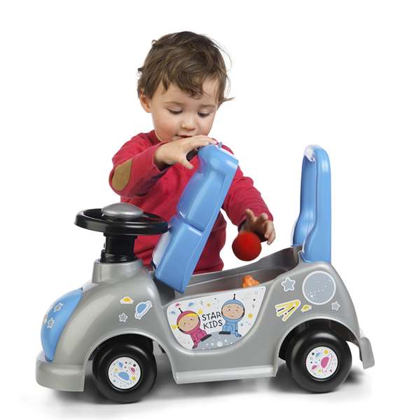 Chicos Star Kids Porteur et Trotteur Bleu