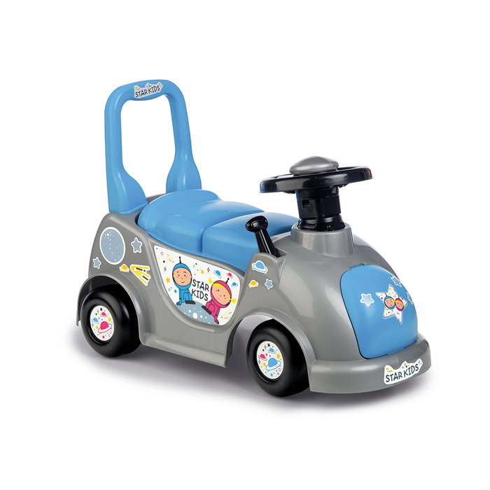 Star Kids Correpasillos Blue 35208 - Pousseur et trotteur pour bébé, avec rangement, pour enfants de 10 à 36 mois