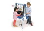 Chicos Pizarra 2 en 1 Tableau Magnétique et pour Tiza 63x60x120 cm avec 64 Pièces - Jeu Éducatif Métal pour Enfants 3 à 5 Ans