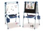 Chicos Pizarra 2 en 1 Tableau Magnétique et pour Tiza 63x60x120 cm avec 64 Pièces - Jeu Éducatif Métal pour Enfants 3 à 5 Ans