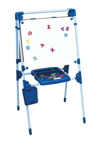 Chicos Pizarra 2 en 1 Tableau Magnétique et pour Tiza 63x60x120 cm avec 64 Pièces - Jeu Éducatif Métal pour Enfants 3 à 5 Ans Chicos Pizarra 2 en 1 Tableau Magnétique et pour Tiza 63x60x120 cm avec 64 Pièces - Jeu Éducatif Métal pour Enfants 3 à 5 Ans