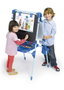 Chicos Pizarra 2 en 1 Tableau Magnétique et pour Tiza 63x60x120 cm avec 64 Pièces - Jeu Éducatif Métal pour Enfants 3 à 5 Ans