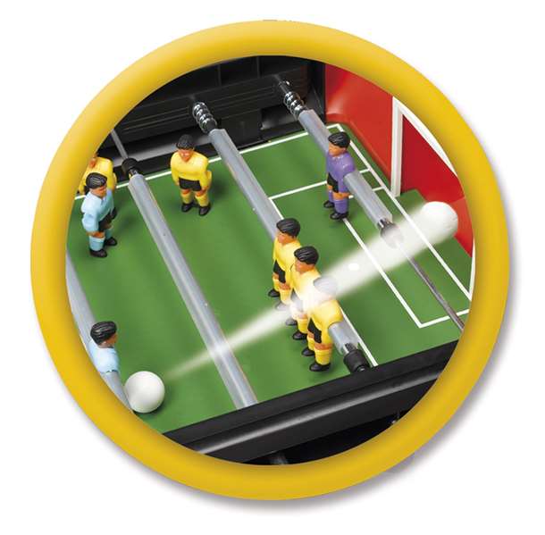 Chicos - Football de table stratégique Liga pour enfants, joueurs interchangeables et mobiles, dimensions 79x66x68 cm, en plastique Chicos - Football de table stratégique Liga pour enfants, joueurs interchangeables et mobiles, dimensions 79x66x68 cm, en plastique