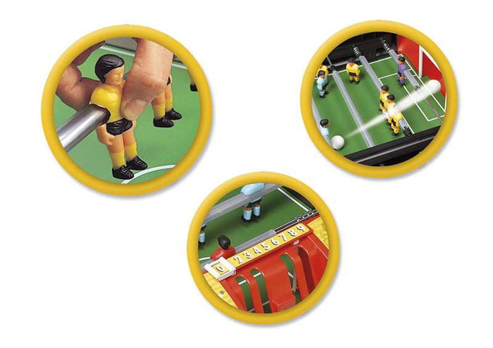 Chicos - Football de table stratégique Liga pour enfants, joueurs interchangeables et mobiles, dimensions 79x66x68 cm, en plastique Chicos - Football de table stratégique Liga pour enfants, joueurs interchangeables et mobiles, dimensions 79x66x68 cm, en plastique