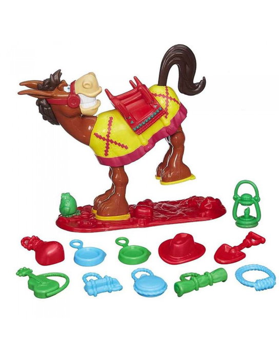 Hasbro Jeu Buckaroo! Tozudo – Jeu d'équilibre et d'action pour enfants dès 4 ans, 2 à 4 joueurs