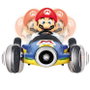 CARRERA Voiture Télécommandée Mario Kart Mach 8 1:18 - Modèle Bleu et Jaune - Licence Super Mario - Jouet RC pour Enfants dès 6 Ans