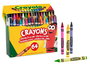 Crayola Boîte de 64 crayons de cire avec taille-crayon intégré - 14.5x3.9x12.5 cm