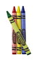 Crayola Boîte de 64 crayons de cire avec taille-crayon intégré - 14.5x3.9x12.5 cm