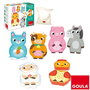 Goula Puzzle magnétique de ferme en bois 12 pièces, animaux interchangeables, à partir de 1 an