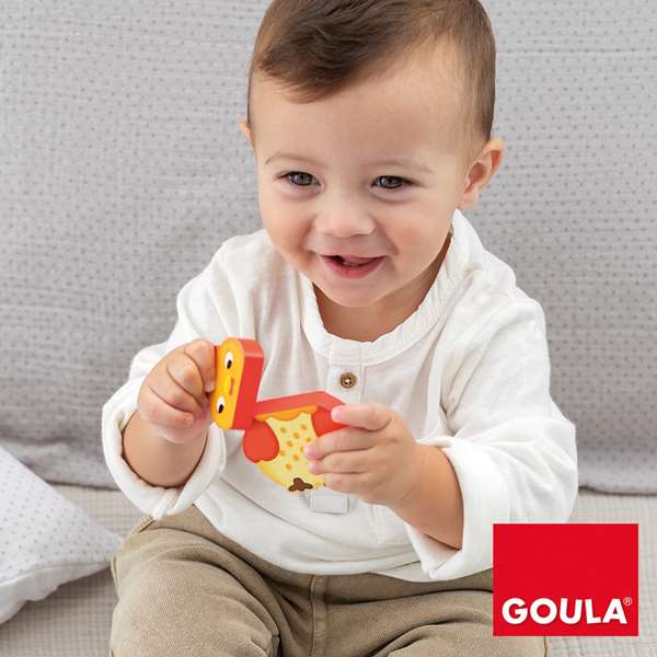 Goula Puzzle magnétique de ferme en bois 12 pièces, animaux interchangeables, à partir de 1 an