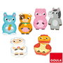 Goula Puzzle magnétique de ferme en bois 12 pièces, animaux interchangeables, à partir de 1 an