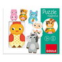 Goula Puzzle magnétique de ferme en bois 12 pièces, animaux interchangeables, à partir de 1 an