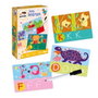 Diset - Juego educativo yo aprendo las letras - Jeu éducatif d'apprentissage des lettres - 27 planches effaçables et feutre - À partir de 5 ans - Espagnol