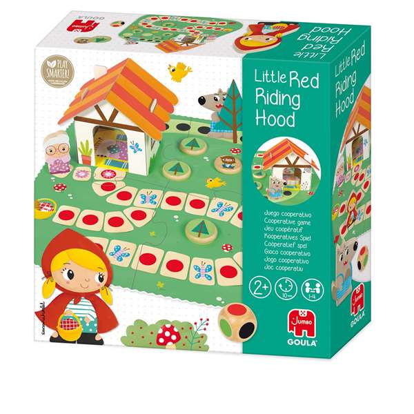 Goula - Jeu éducatif Les 3 Petits Cochons en bois - Conte des Trois Petits Cochons - Jeu de société pour enfants de 2 à4394165 ans