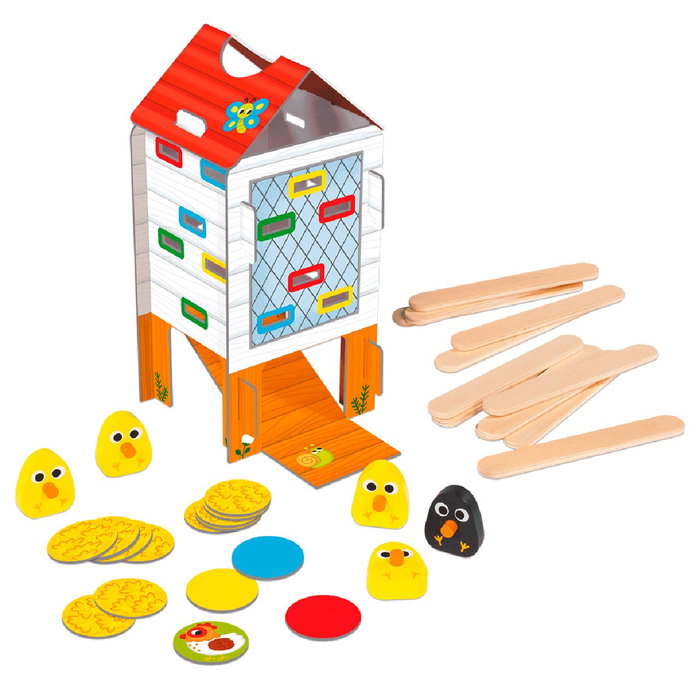 Goula Happy Chickens Jeu d'adresse en bois