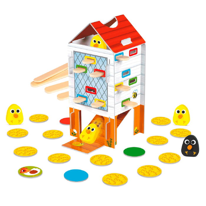 Goula Happy Chickens Jeu d'adresse en bois