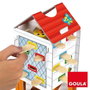 Goula Jeu d'adresse et d'habileté Happy Chickens en bois - Jeu de société pour enfants de 3 à 5 ans - Retirer les bâtons pour trouver les poussins
