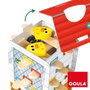 Goula Jeu d'adresse et d'habileté Happy Chickens en bois - Jeu de société pour enfants de 3 à 5 ans - Retirer les bâtons pour trouver les poussins