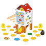 Goula Jeu d'adresse et d'habileté Happy Chickens en bois - Jeu de société pour enfants de 3 à 5 ans - Retirer les bâtons pour trouver les poussins