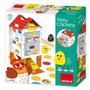 Goula Jeu d'adresse et d'habileté Happy Chickens en bois - Jeu de société pour enfants de 3 à 5 ans - Retirer les bâtons pour trouver les poussins