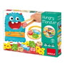 Goula - Jeu d'adresse en bois Hungry Monster - Prépare la pizza avant que le monstre ne la mange - De 3 à 5 ans - Multilingue