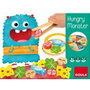 Goula - Jeu d'adresse en bois Hungry Monster - Prépare la pizza avant que le monstre ne la mange - De 3 à 5 ans - Multilingue
