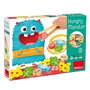 Goula - Jeu d'adresse en bois Hungry Monster - Prépare la pizza avant que le monstre ne la mange - De 3 à 5 ans - Multilingue
