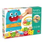 Goula - Jeu d'adresse en bois Hungry Monster - Prépare la pizza avant que le monstre ne la mange - De 3 à 5 ans - Multilingue
