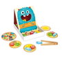 Goula - Jeu d'adresse en bois Hungry Monster - Prépare la pizza avant que le monstre ne la mange - De 3 à 5 ans - Multilingue