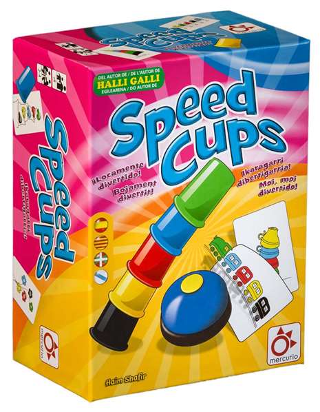 Mercurio Juego speed cups Jeu de société familial d'action et de rapidité - Édition multilangue (castellano, catalán, euskera, gallego) Mercurio Juego speed cups Jeu de société familial d'action et de rapidité - Édition multilangue (castellano, catalán, euskera, gallego)