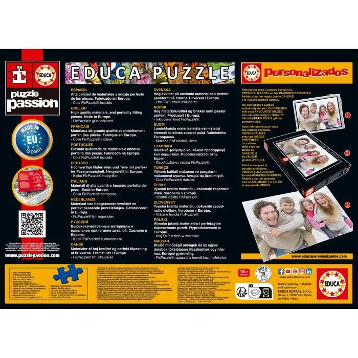 Educa EDUCA Puzzle Marvel 1000 pièces - Héros de bande dessinée - Pour adultes et enfants +12 ans (68 x 48 cm)