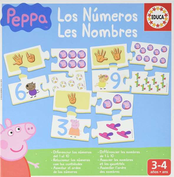 Educa Peppa Pig J'apprends les Nombres