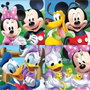 Educa Puzzles progressifs Mickey Mouse 12-16-20-25 pièces avec valisette, jeu de puzzle éducatif pour enfants de 3 à 6 ans, en espagnol et anglais