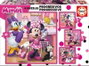 Educa Puzzles Progressifs Minnie Happy Helpers - 4 Puzzles de 12, 16, 20 et 25 Pièces - Jeu en Espagnol et Anglais pour Enfants de 3 à 5 Ans