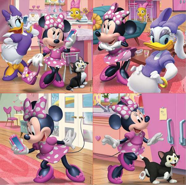 Educa Puzzles Progressifs Minnie Happy Helpers - 4 Puzzles de 12, 16, 20 et 25 Pièces - Jeu en Espagnol et Anglais pour Enfants de 3 à 5 Ans Educa Puzzles Progressifs Minnie Happy Helpers - 4 Puzzles de 12, 16, 20 et 25 Pièces - Jeu en Espagnol et Anglais pour Enfants de 3 à 5 Ans
