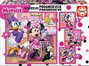 Educa Puzzles Progressifs Minnie Happy Helpers - 4 Puzzles de 12, 16, 20 et 25 Pièces - Jeu en Espagnol et Anglais pour Enfants de 3 à 5 Ans