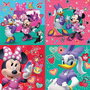 Educa - Puzzles progressifs Minnie Happy Helpers - 12, 16, 20, 25 pièces - En mallette - De 3 à 5 ans