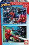 Educa Puzzle Spiderman - 2 Puzzles de 100 Pièces - Jeu en Espagnol et Anglais - À Partir de 6 Ans