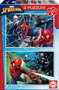 Educa Puzzle Spiderman - 2 Puzzles de 100 Pièces - Jeu en Espagnol et Anglais - À Partir de 6 Ans