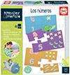 Educa Juego Aprender es Divertido Los Números - Jeu Éducatif pour Apprendre les Nombres en Espagnol et Anglais - 40 Pièces Encajables - Pour Enfants de 3 à 5 Ans