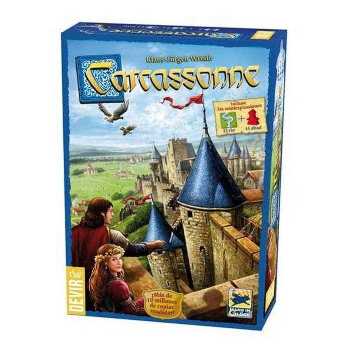 Devir Jeu de société Carcassonne Basique (Espagnol)